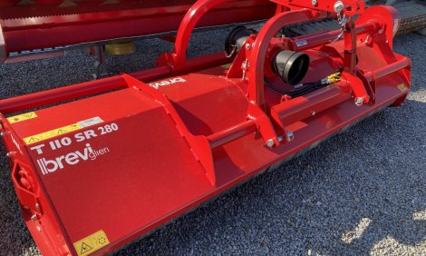 Nový mulčovač BREVIGLIERI (AGRIMASTER) TURBO T 110 SR 280 záběr 280 cm