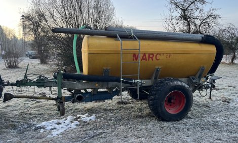 Cisterna, lejta, fekál MARCHNER 6 000 l VELMI ZACHOVALÁ