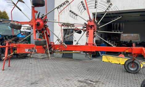 Dvourotorový shrnovač píce, sena FELLA TS1402 ZACHOVALÝ