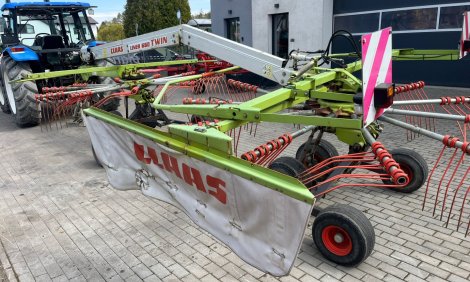 Dvourotorový shrnovač píce, sena CLAAS LINER 650 TWIN